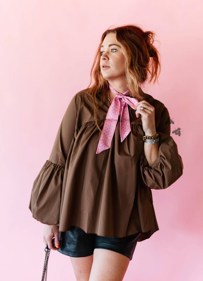 The Brazos Top * Mocha