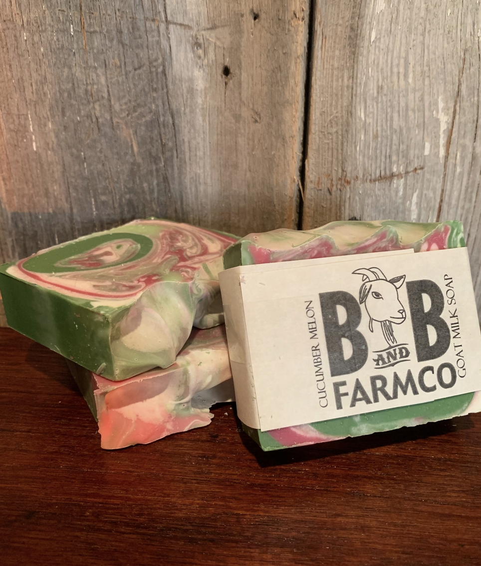 Cucumber Melon Goat Milk Soap