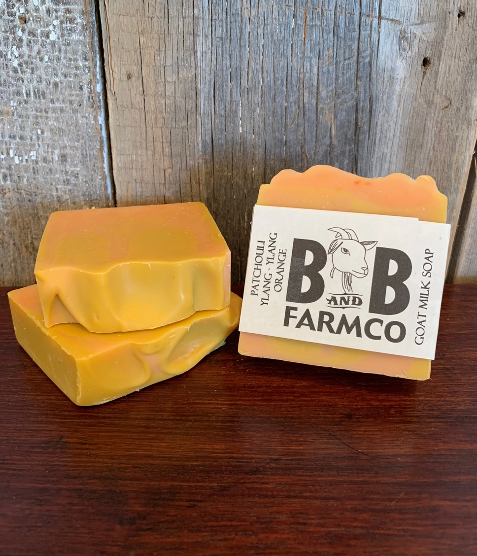 Patchouli-Orange-Ylang Ylang Goat Milk Soap