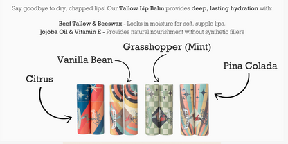 Tallow Lip Balm