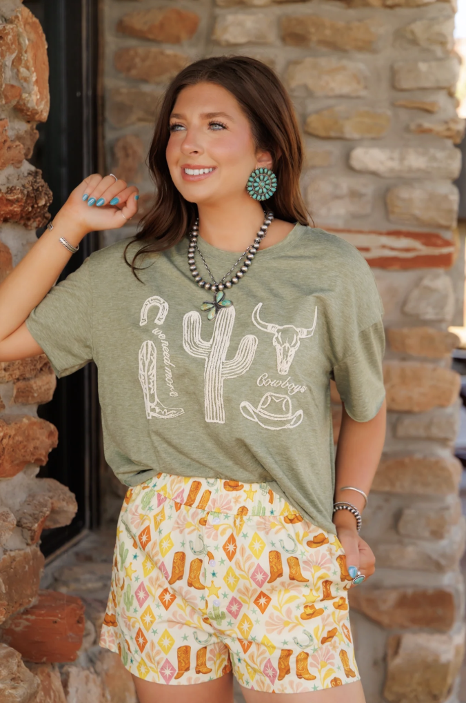 More Cowboys Please Tee