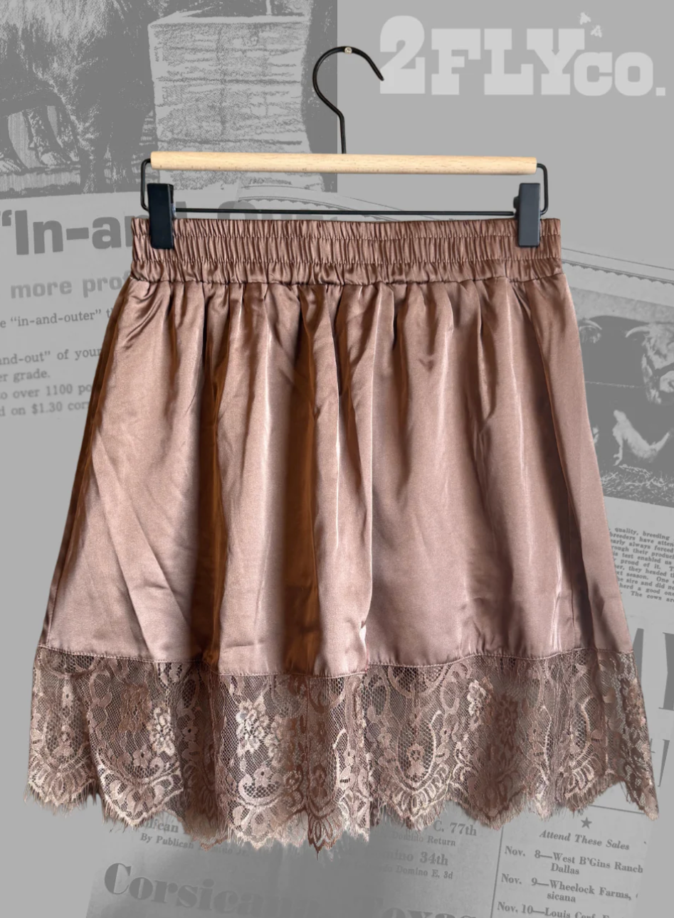 My Lace Skirt* Chocolate