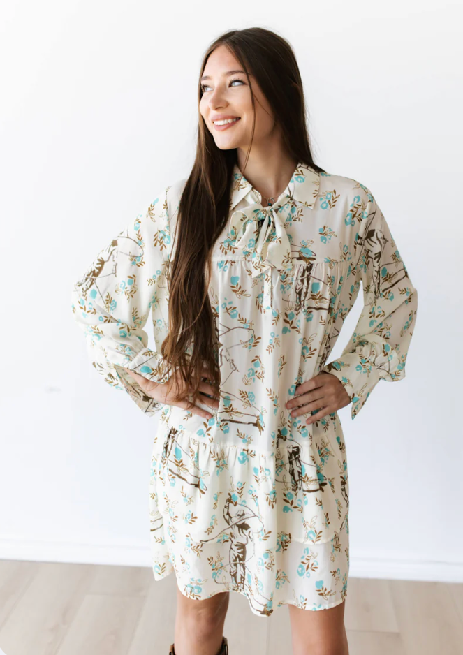Roping Cowboy Dress