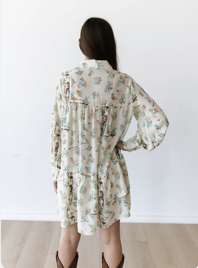 Roping Cowboy Dress